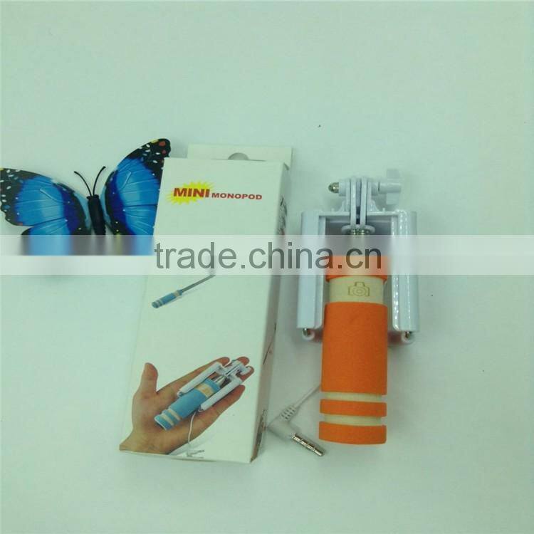 Cable take pole selfie stick shenzhen hot sale cheap wholesale new premuim selfie stick monopod