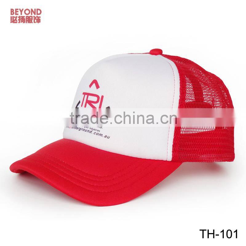 foam and mesh kids trucker cap with embroidery logo