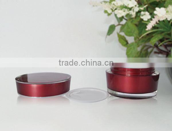 75g/50g/30g/15g frosted cosmetic jar/ round plastic cream acrylic jar / acrylic cream jar