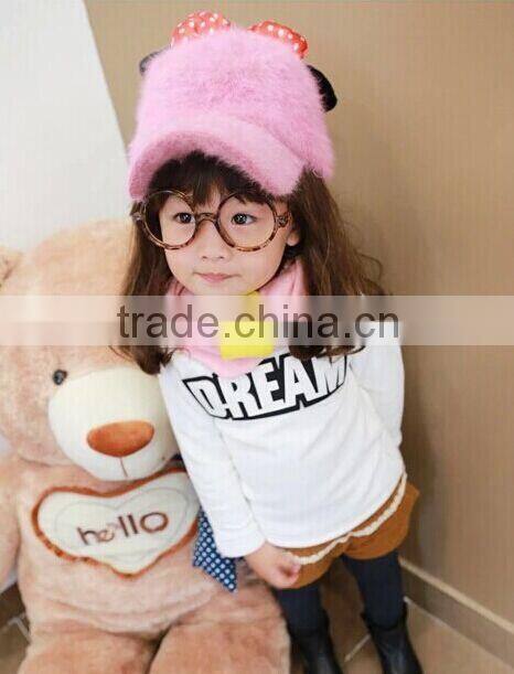 Wholesale Autumn Winter Newest Fashion Candy Color Star Pattern Kids Baby Infinity Scarf