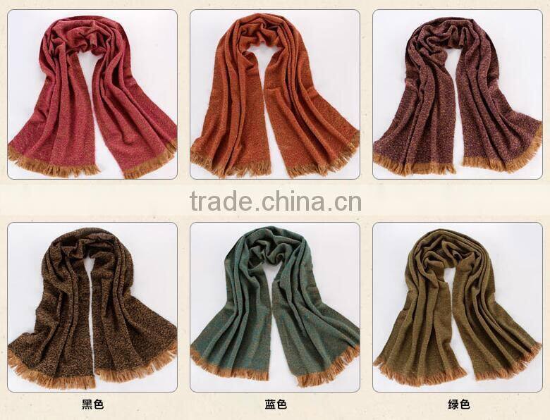 Wholesale Winter Korea Fashion Loop Yarn Plain Woman Neck Scarf
