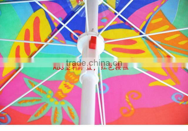 Professional factory custom beautiful outdoor beach umbrella