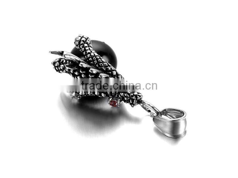Cheap necklace jewelry with black ball custom casting necklace men cool style latest design necklace