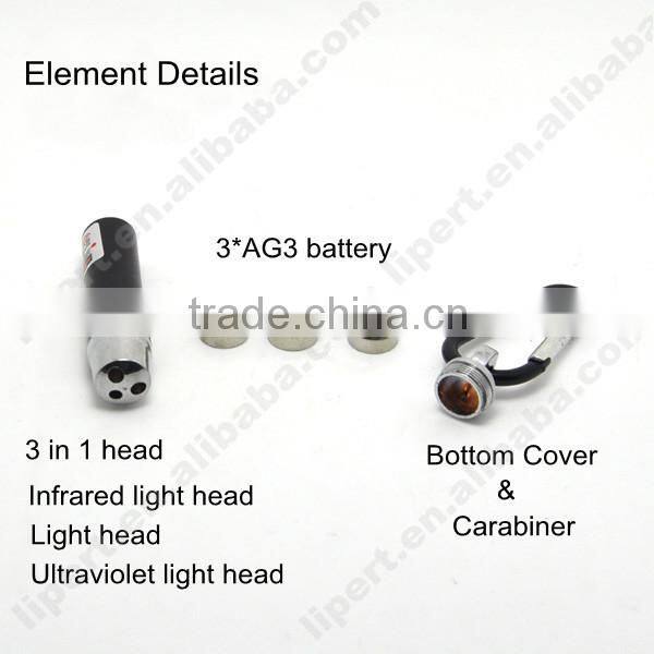 (130332) Hot Sale LED Torch Light Mini Flashlight Promotional Small Led Light Carabin