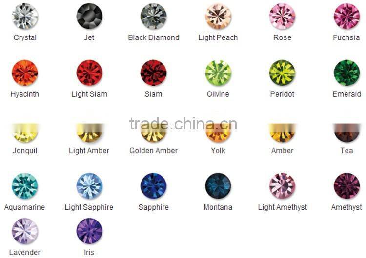 Fashional fancy glass rhinestone, colours glass stones with setting for wedding dress
