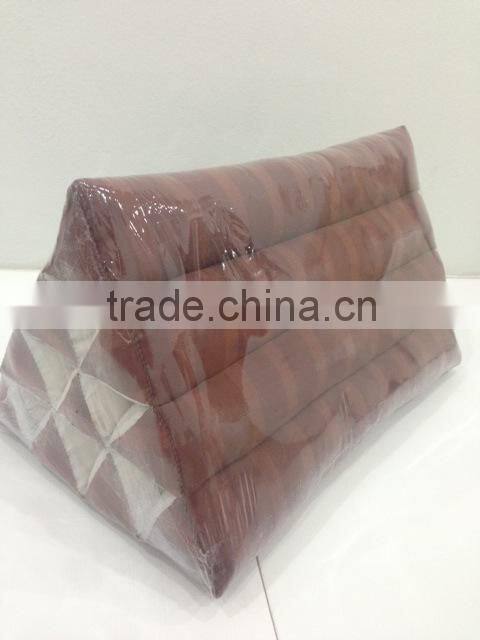 Thai Silk Triangle handmade pillow ( filled with kapok)
