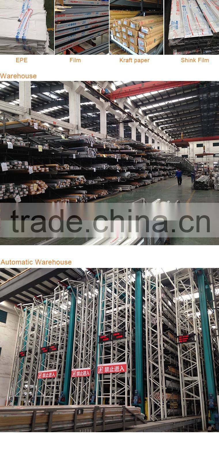 Customized 6000 series wood grain aluminum extruded profile
