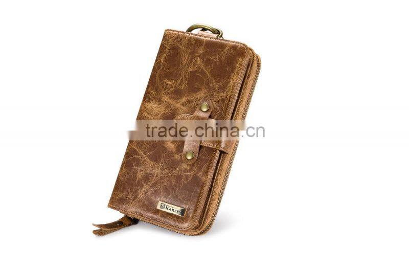 Icarer Genuine Leather Classical Clutch Wallet Bag MT-5508