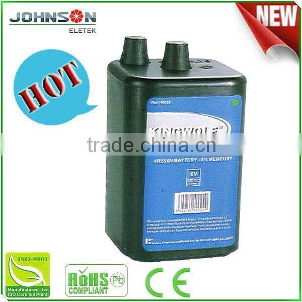 6V 4R25 zinc carbon european battery