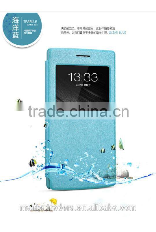 Origianl NILLKIN Sparkle Series Flip Luxury PU Leather Case Skin Back Cover For One Plus MT-2749