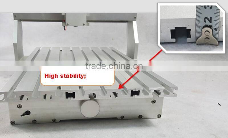Free shipping to Russia ,no tax 6040 Frame CNC Kit for mini cnc router without stepper motor
