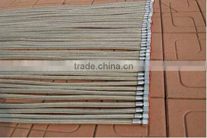 large diameter machine flexible metal braided ptfe hose