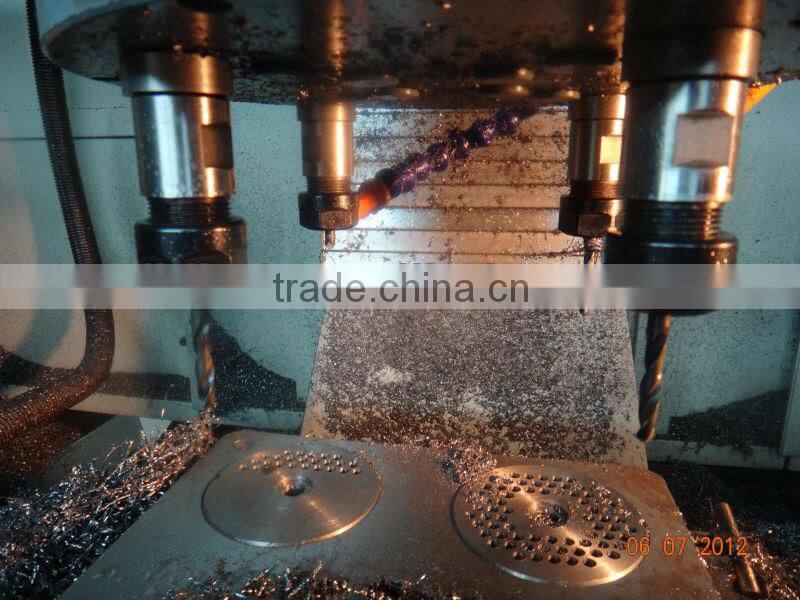 Electric meat mincer spare parts made by casting mirror polish