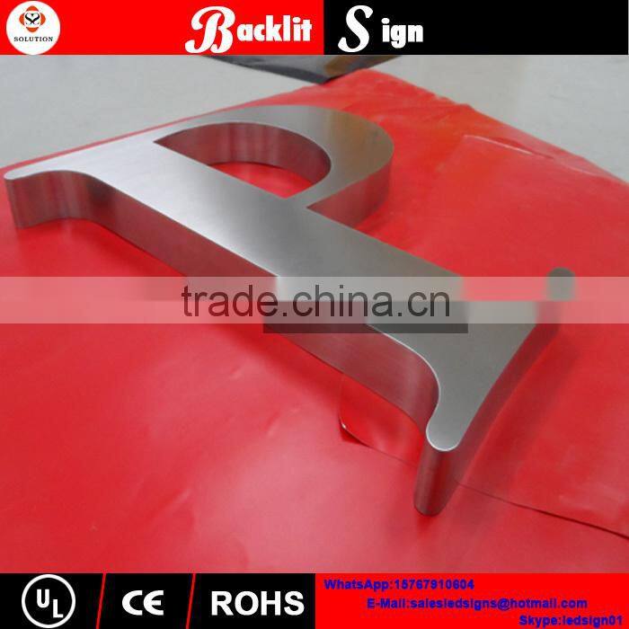 Decoration outdoor signs channel letters