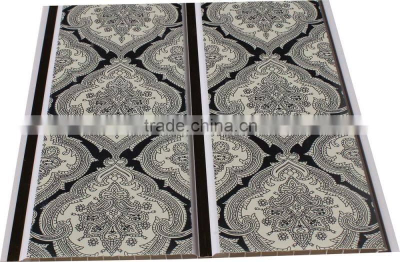 Popular wooden design trasfer printing upvc ceiling panel T040