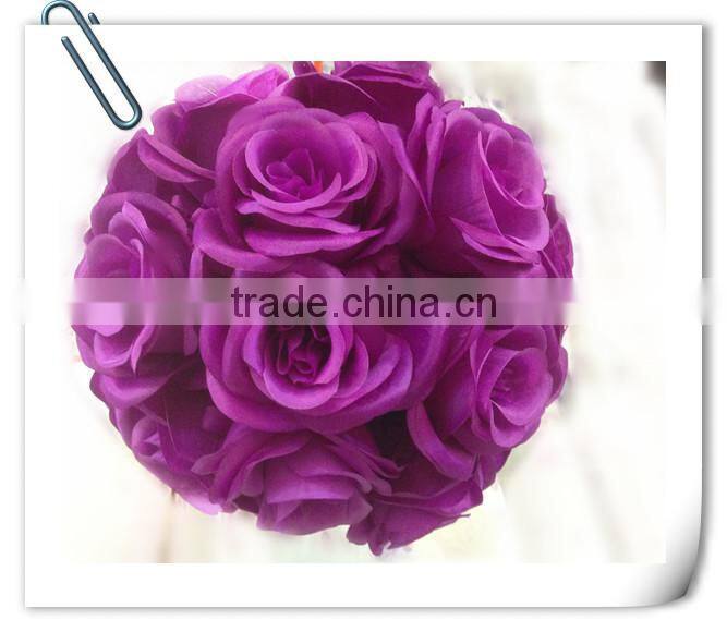 Factory direct home decoration purple decoration flower ball