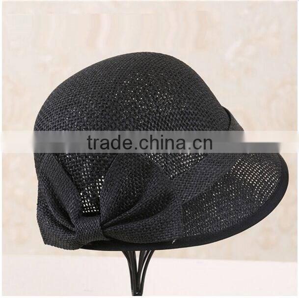 QXSH0060A Fashion straw hat for women Summer beach hat Visor