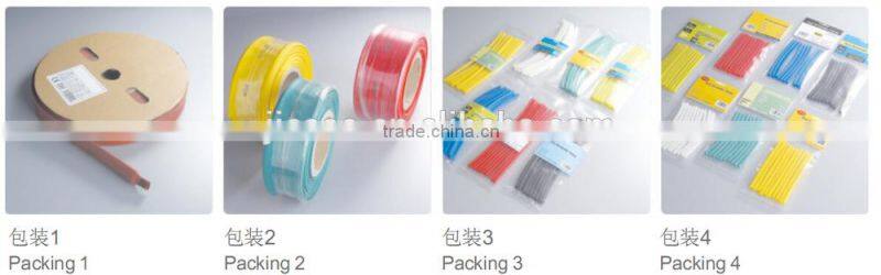 high temperiture Cable Accessories flexible silicone customized colored heat shrink tube