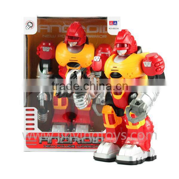 Cool boy toys battery operate robot with light sound EN71