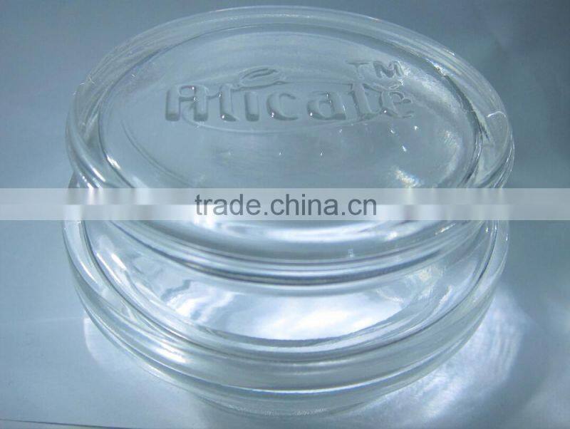 round glass lid for glass jar