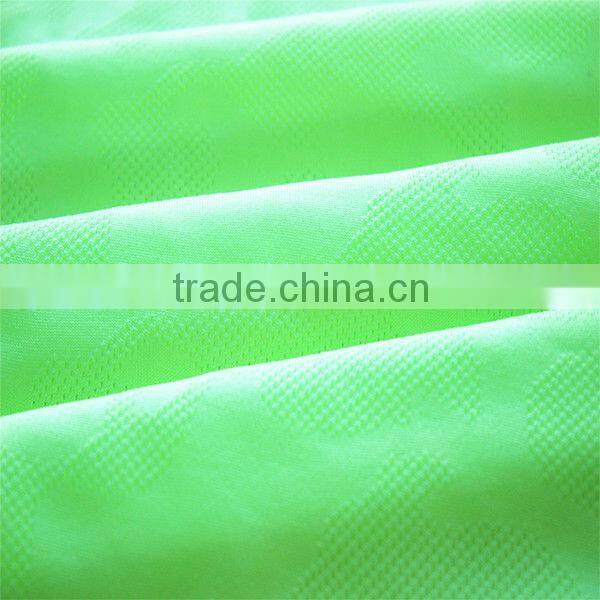 50%coolmax 50%polyester jacquard knitted mesh fabric for T-shirt