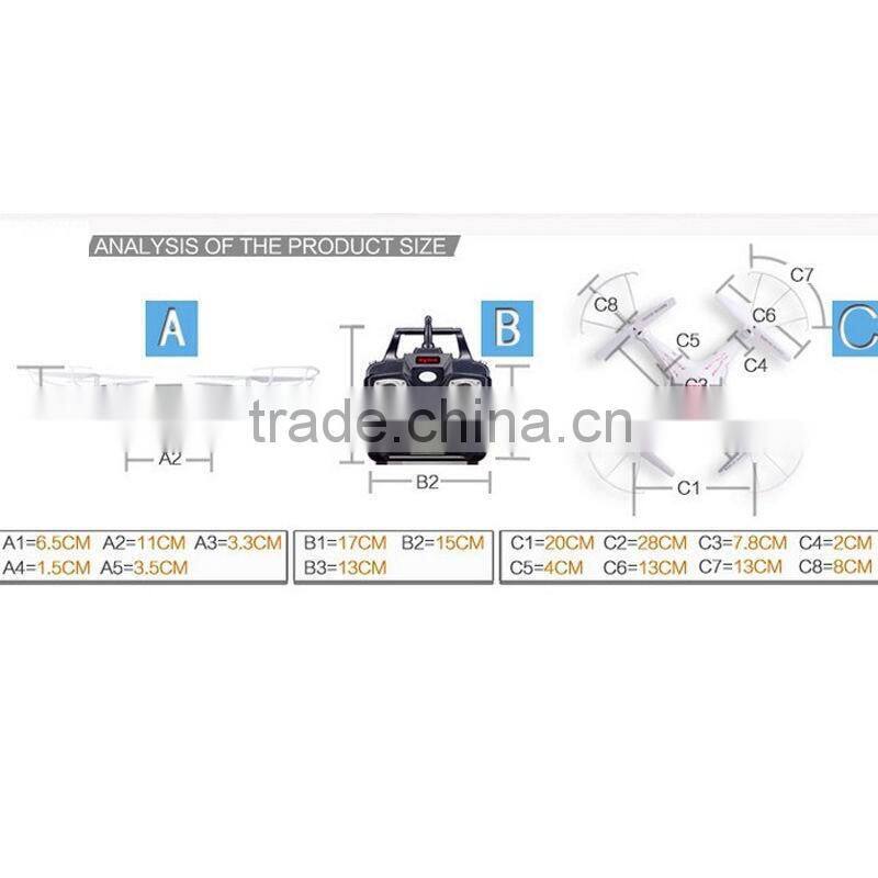 2016 Hot selling X5C RC drone with 1080P camera RC flying quadcopter drone camera uav