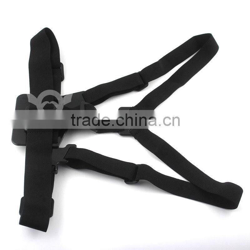 A model:Chest Mount Harness chest body strap for GoPro Hero 2/3/3+/4/4 Session gopro head strap