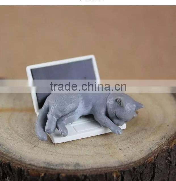 Authentic computer money little black cat/flowers