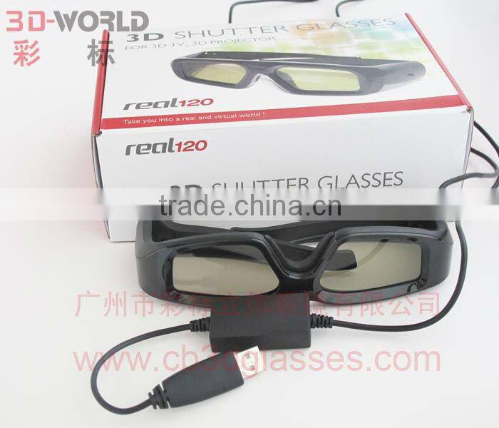 custom popular nice looking active 3d glasses compatible with sharp