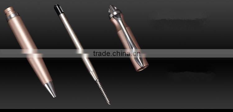 high quality tactical pen self defense for busimess men , novelty tungsten steel tip pen