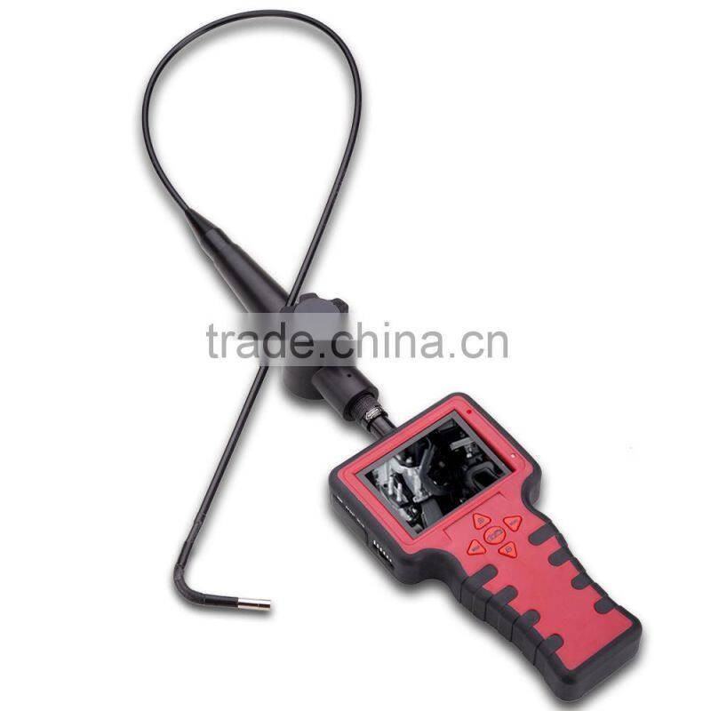 Recordable 3.5" 5.5mm Endoscope Borescope Zoom DVR 2 way 180 Adjust 1m Video Industrial Inspection Camera