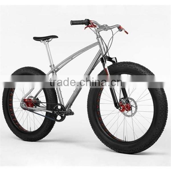 Black color steel frame fat tire bikes