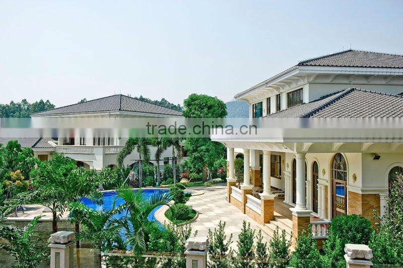 nature glazed japanese roof tile for private villa