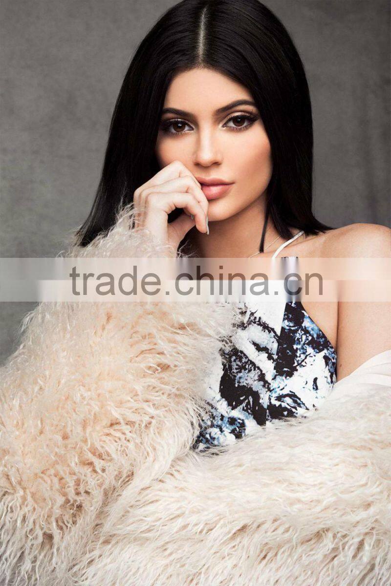 Hot Women's Thicken Fleece Winter Warm Casual Parka Faux Fur Jacket Hooded Coat