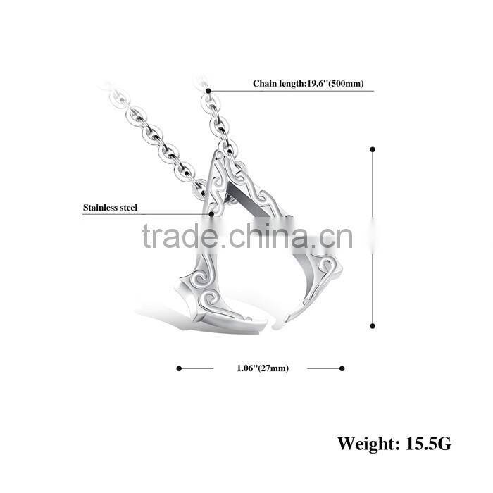 Latest design piercing necklace jewelry for women