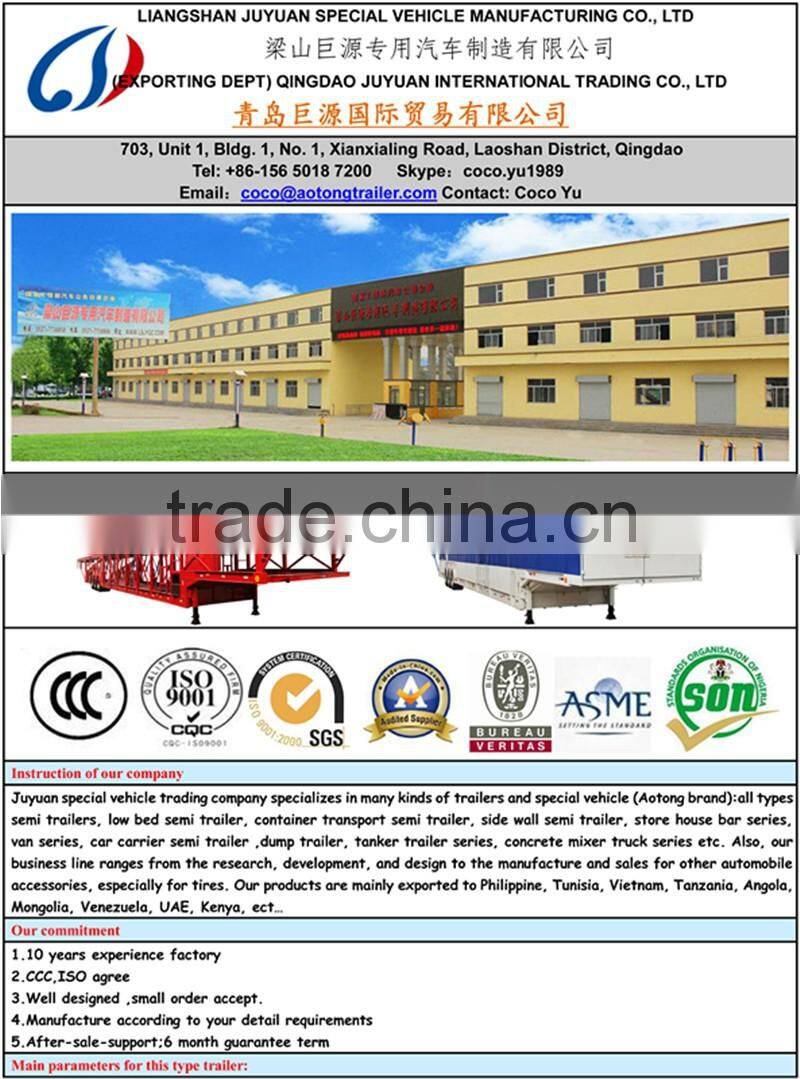 HOT SALE enclosed 3 car carrying trailer for sale