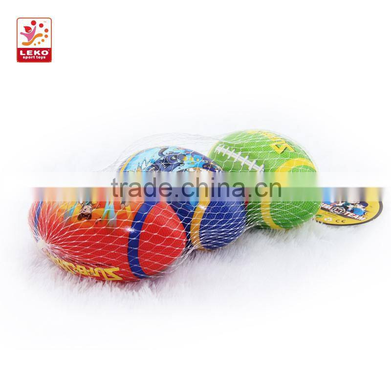 Pu toys soft rugby football with foam material