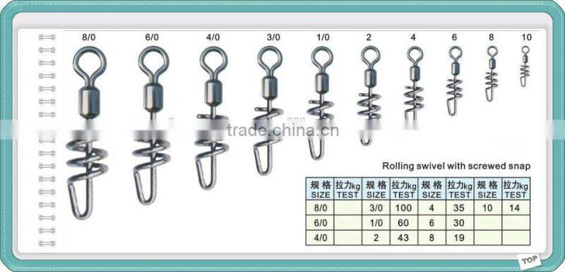 Chinese Fishing Tachke OEM Factory Fishing Swivel