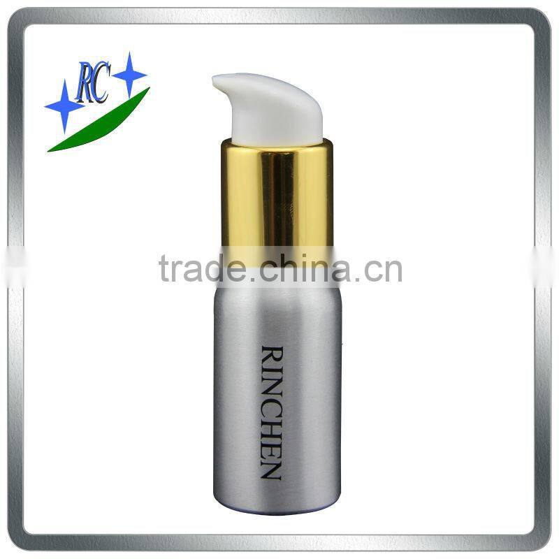 50ml silver aluminum bottle for shampoo