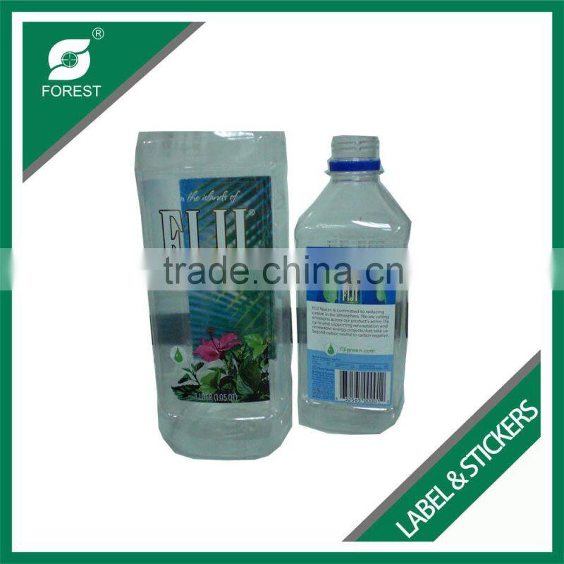 HIGH QUALITY PVC SHRINK SLEEVE LABEL FOR PLASTIC BOTTLES WITH CUSTOM PRINT