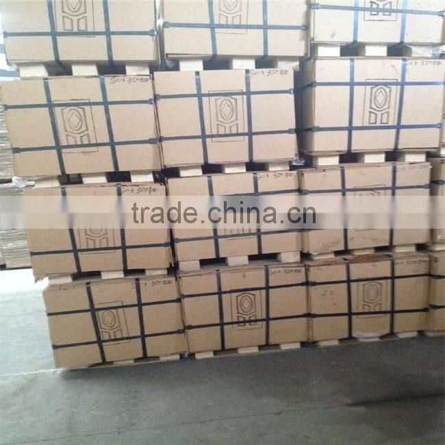 3.0mm decorative interior HDF melamine door skin /Natural Ash HDF veneer door skin/teak veneer HDF door skin
