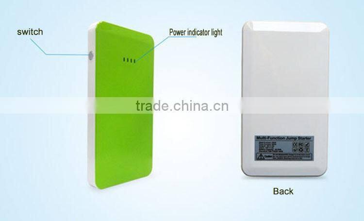 car jump starter power bank 6600mah power supply