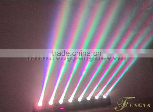 8X10W RGBW 4 in 1 led beam moving bar light or Led Beam Rotating Bar
