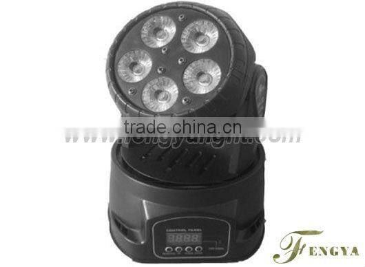 7pcs 18W RGBWA+uv moving head washer mini / led moving head wash