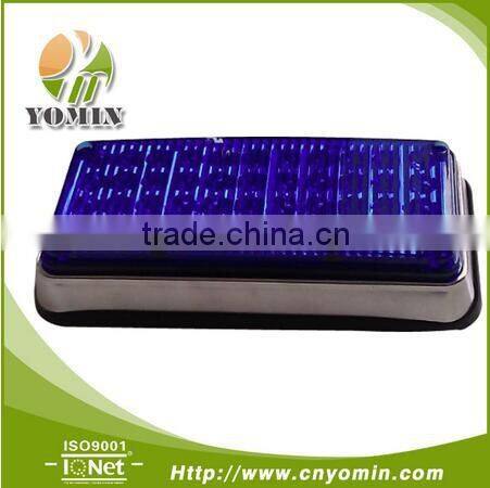 7x3 inch Led Square warning light Amber LED Ambulance Strobe Lights/Blue Square Warning Light