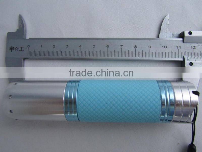 GS-9004 Aluminum 0.5W glow in the dark waterproof logo projection flashlight