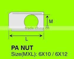 The best business reputation plastic white Furniture cross head hammer barrel nut(N3411)