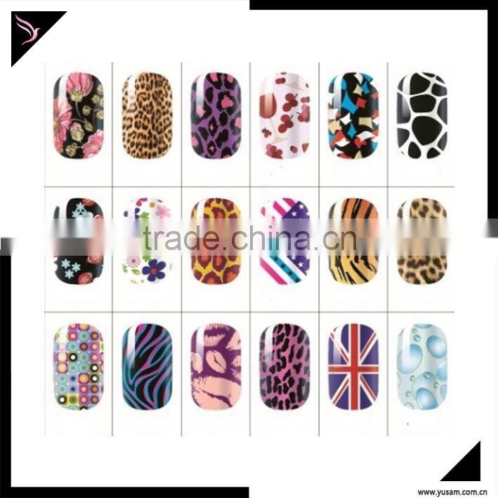 wholesale/OEM sticker decal nail art designs nail art sticker