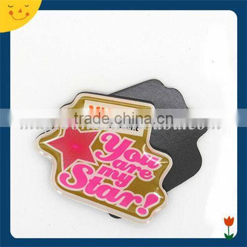 Custom shape colorful epoxy fridge magnet