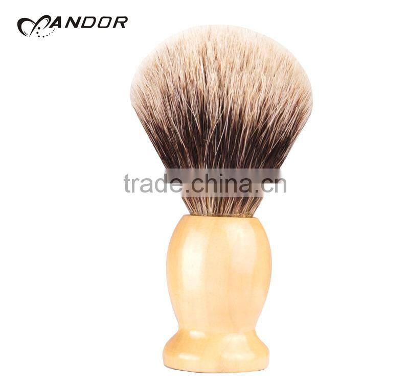 Wood handle cheap price pure badger hair shaving knot looking for distributors